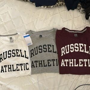 Lot of 3 Russell athletic tshirts size xl 3 shirts nice